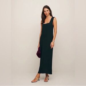*NEW, UNWORN WITH TAGS* Reformation Black Vea Maxi Dress